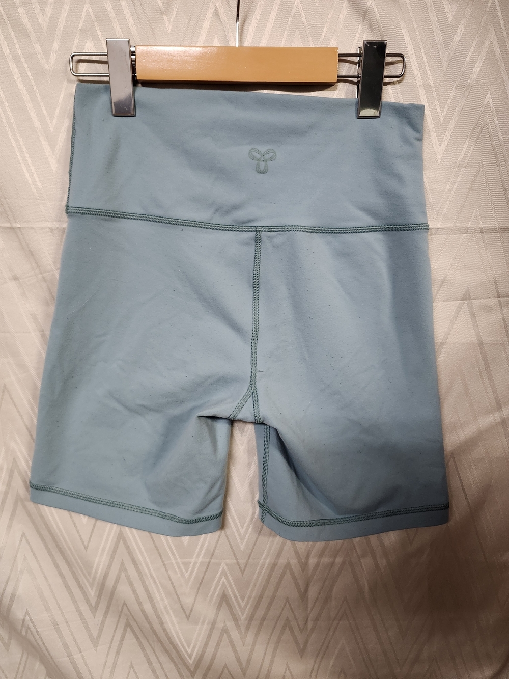 TNA Light Blue Teal High-Waist Women’s Shorts